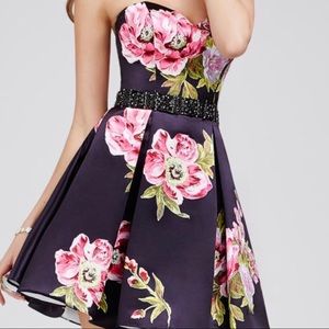 Jovani short rose cocktail dress